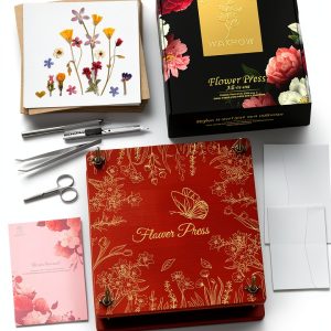 Wakhow Classic Flower Press Metal Wood Kit-0