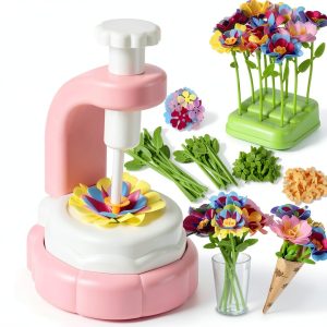 DIY Flower Press Kit ZLHPJY Pink Paper for Kids-0