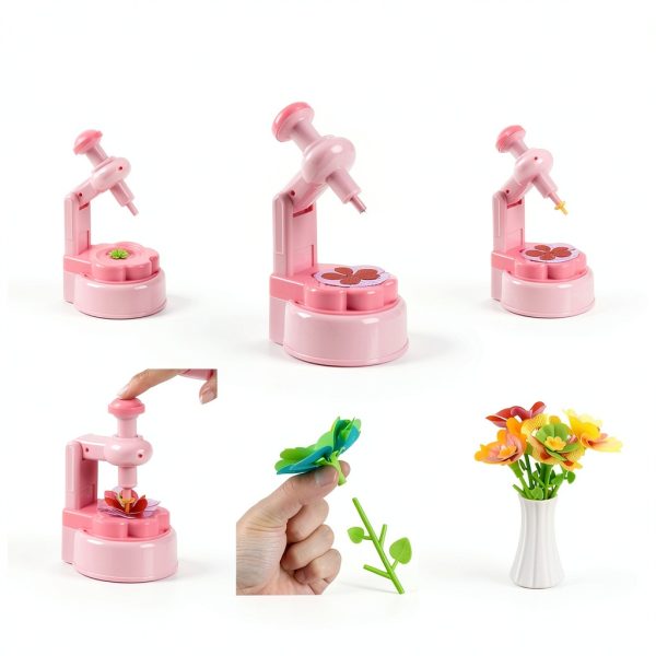 Kids DIY Flower Craft Kit PIGETALE Fabric Modern-3