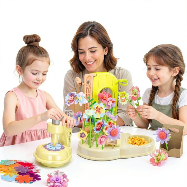 DIY Fabric Flower Bouquet Kit JoySpark Toys Kids-1