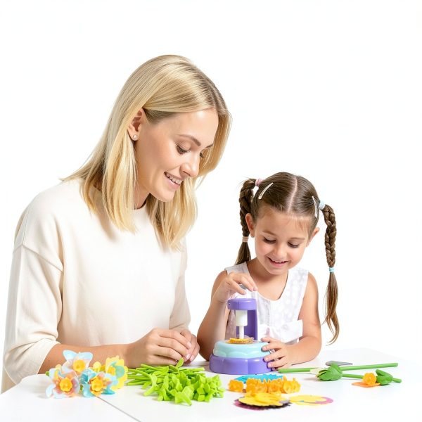 TOMLEON Kids Flower Press Kit-8