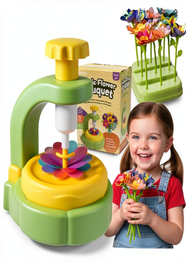 TOMLEON Kids Flower Press Kit-0