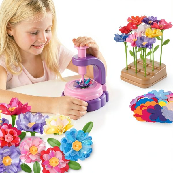 Flower Craft Kit Sprinkles Toyz Purple Press Kids-1