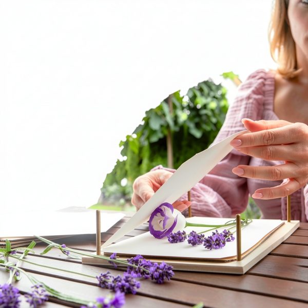 Berstuk Flower Press Kit Wooden Travel Size-1