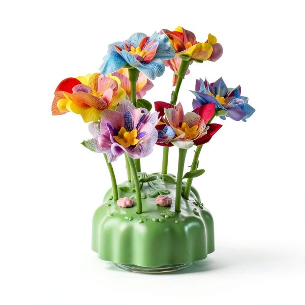 KKQ Kids Floral Flower Press Kit Toy-4