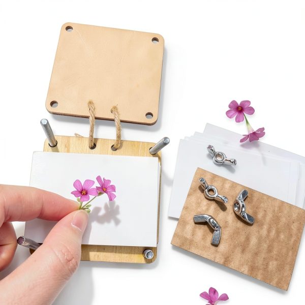 Happinit Mini Flower Press Wooden Design for Adults-2