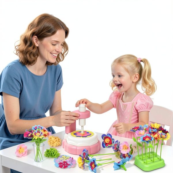 DIY Flower Press Kit ZLHPJY Pink Paper for Kids-2