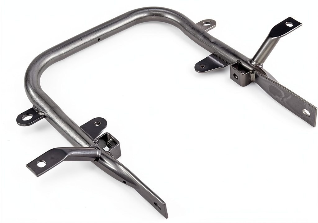 Caltric rear grab bar installed on a Yamaha Banshee 350 in a trail setting