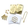 Happinit Bamboo Flower Press Large Gold Mini Press for-2