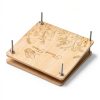 Wakhow Floral Press Kit for Teens Adults Natural Wood-6