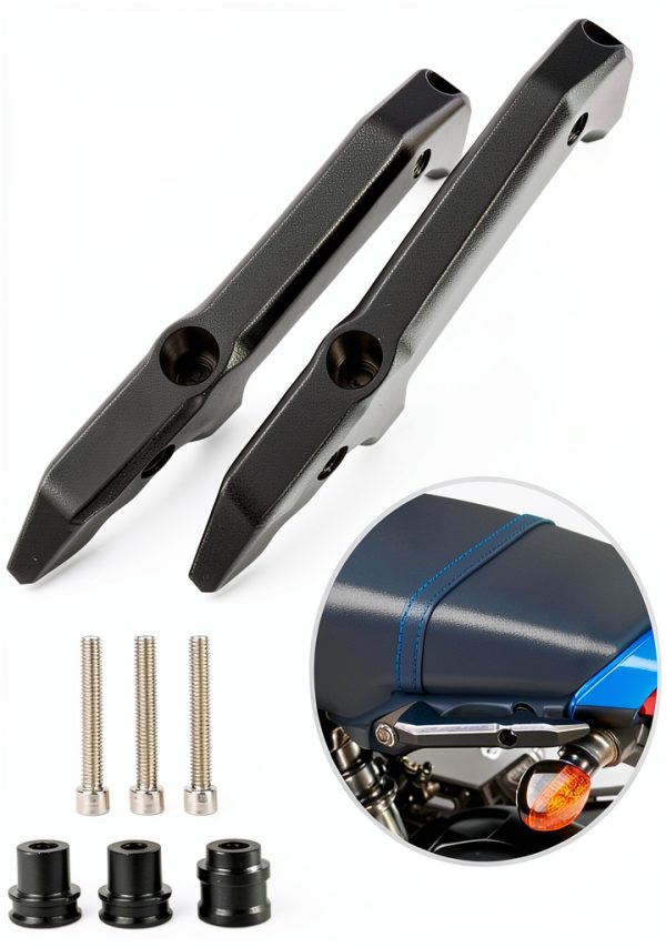 Grom MSX125 Motorcycle Grab Bars Aluminum-0