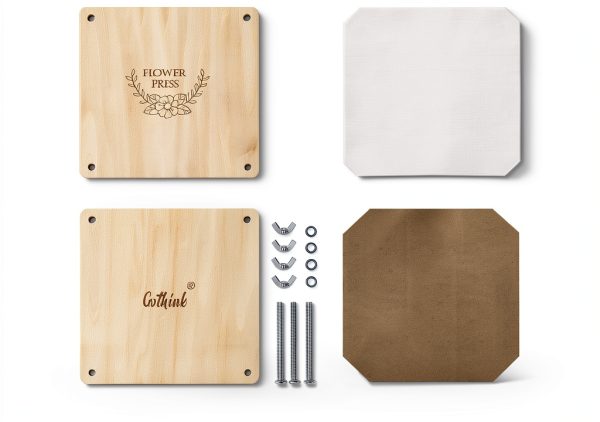 GOTHINK Flower Press Kit Basswood for Kids-2
