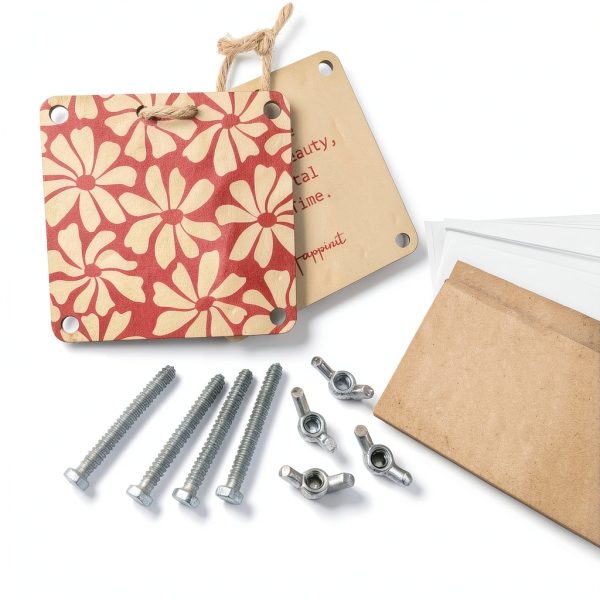 Happinit Mini Flower Press Wooden Design for Adults-5