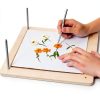 Wakhow Floral Press Kit for Teens Adults Natural Wood-4