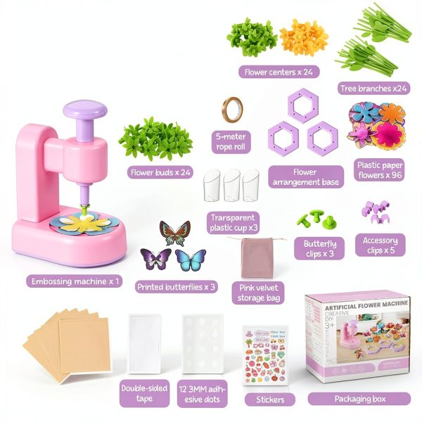 Fippy Fabric Flower Bouquets Toys Kit for Kids-1
