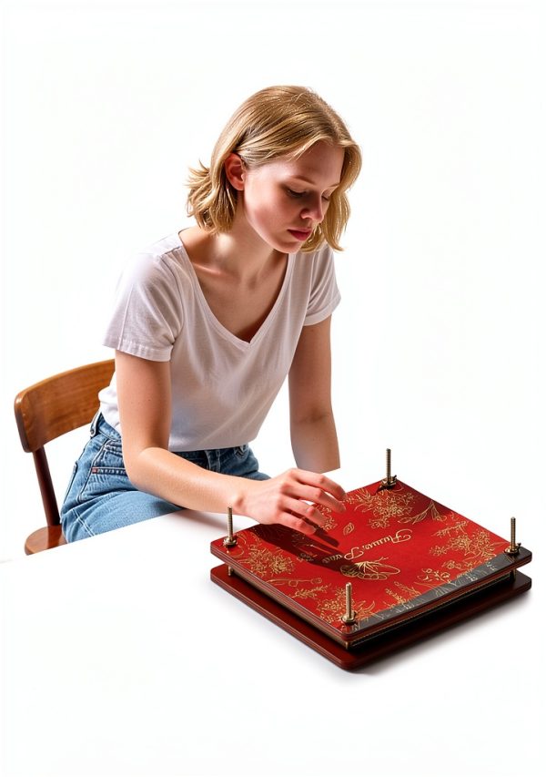 Wakhow Classic Flower Press Metal Wood Kit-1
