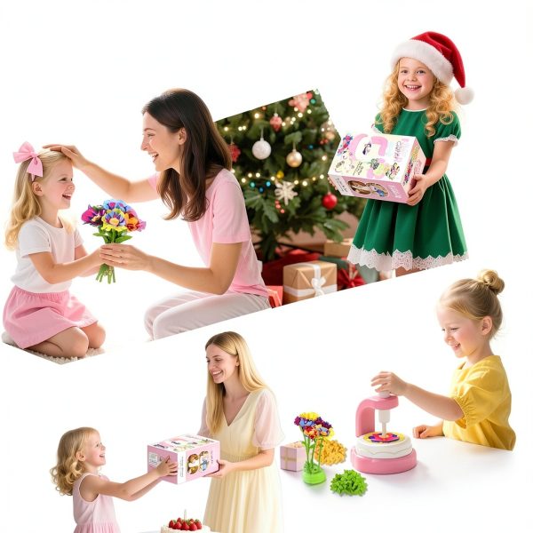 DIY Flower Press Kit ZLHPJY Pink Paper for Kids-5