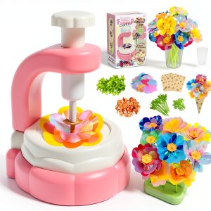 Pussan DIY Fabric Flower Bouquet Kit for Kids-0