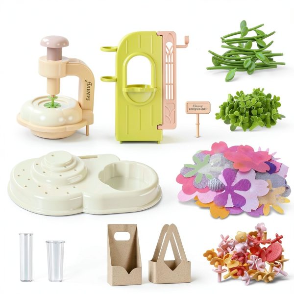 DIY Fabric Flower Bouquet Kit JoySpark Toys Kids-6