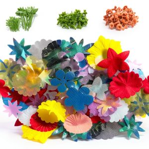 odjas DIY Fabric Flower Bouquet Kit Kids Multicolor-0