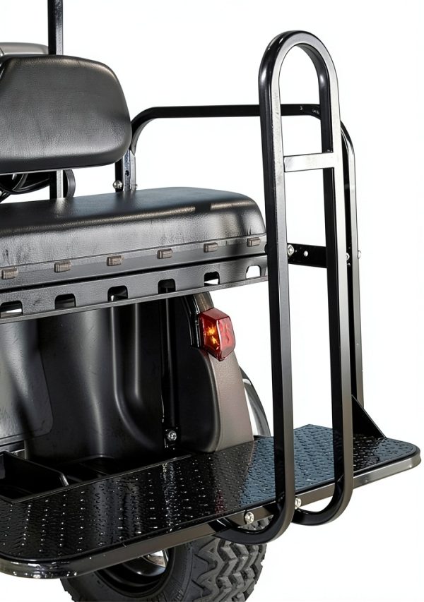 GTW Golf Cart Grab Bar Black Powder Coated Steel-0