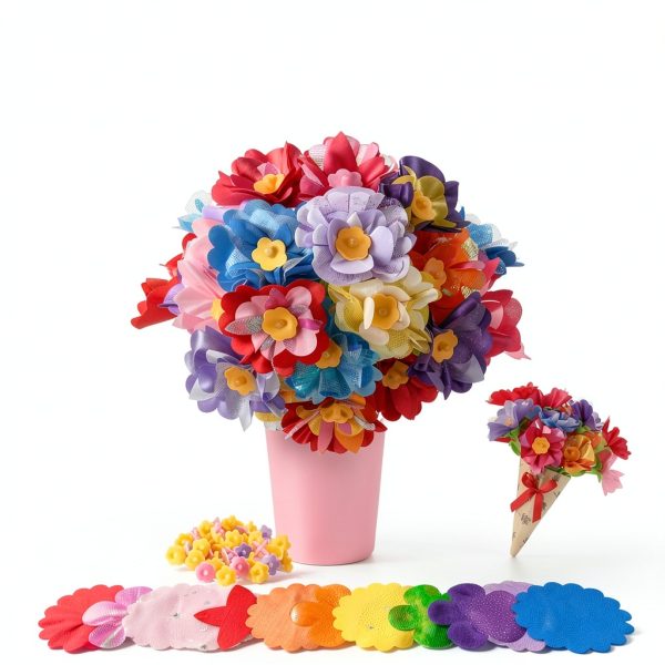 Flower Craft Kit Sprinkles Toyz Purple Press Kids-4
