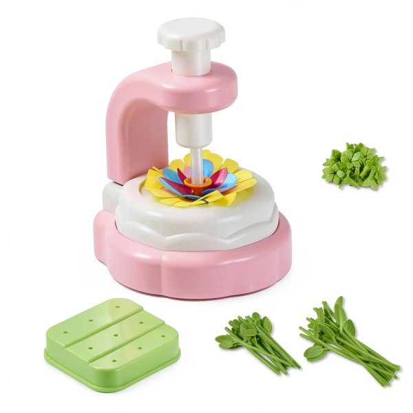DIY Flower Press Kit ZLHPJY Pink Paper for Kids-4