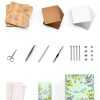 Wakhow Floral Press Kit for Teens Adults Natural Wood-2