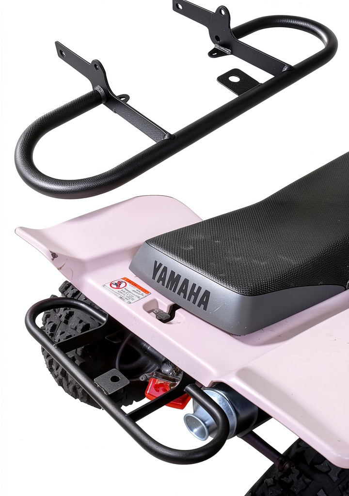 Cavalry rear grab bar installed on Yamaha Warrior 350