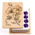 Berstuk Flower Press Kit Wooden Travel Size-0