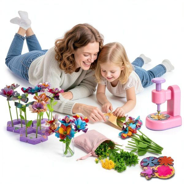 Fippy Fabric Flower Bouquets Toys Kit for Kids-3