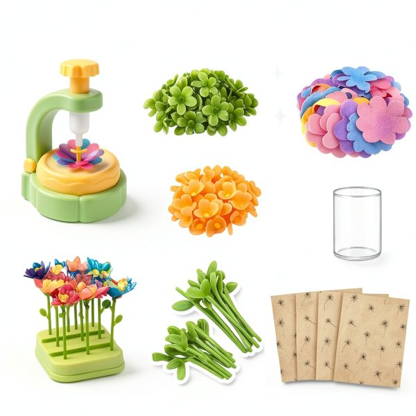 TOMLEON Kids Flower Press Kit-1