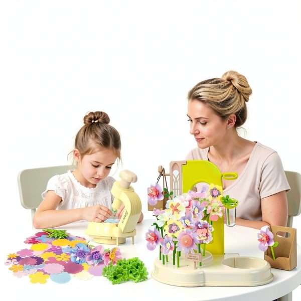 DIY Fabric Flower Bouquet Kit JoySpark Toys Kids-5