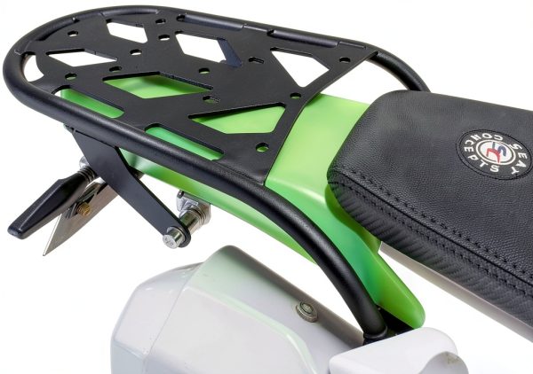 Precision KLX230 Rear Rack Black Alloy Steel-0