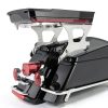 Dasen Chrome Luggage Rack for Harley Touring 1997-2008 Dual Pack-3