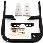 ATV Grab Bar ECOTRIC Aluminum Rear Mount for YFZ 450 Black-0