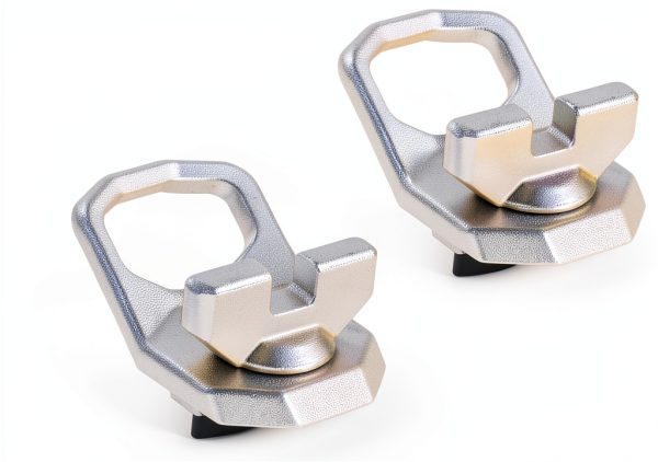 Lock and Ride MAX D Ring Jetuplusllc Steel Wing Nut Bolt – Silver 2pcs-0