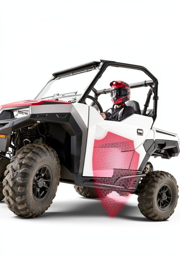 KEMIMOTO UTV Nerf Bars for Polaris General 1000/XP 1000 – Duty Steel-4