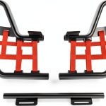 JY PERFORMANCE ATV Nerf Bars for 2001-2020 Honda TRX 250EX 250X Red-0