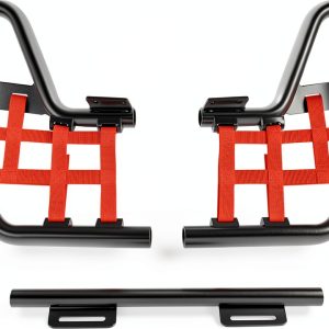JY PERFORMANCE ATV Nerf Bars for 2001-2020 Honda TRX 250EX 250X Red-0