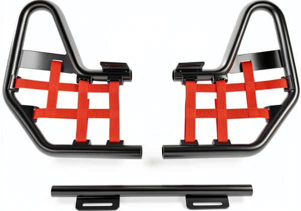 JY PERFORMANCE ATV Nerf Bars for 2001-2020 Honda TRX 250EX 250X Red-0