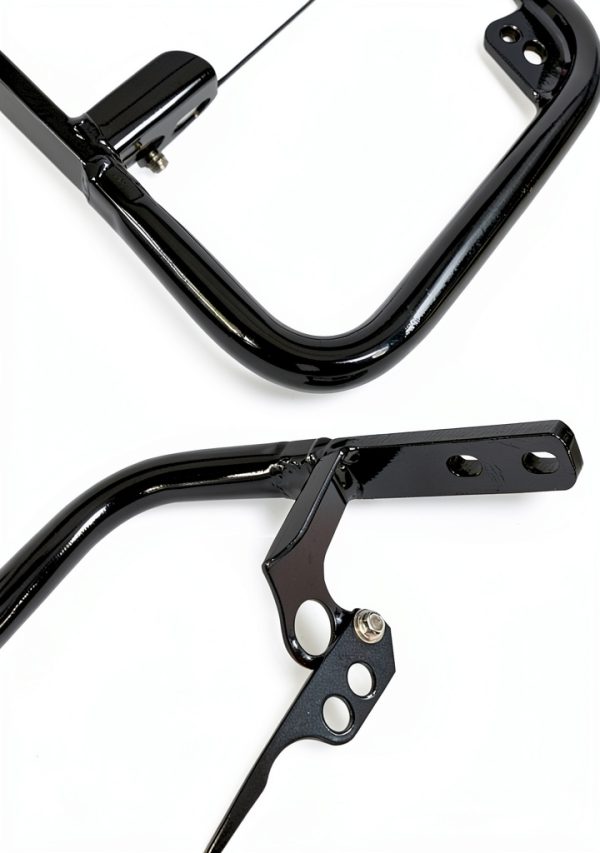 ATV Grab Bar ECOTRIC Aluminum Rear Mount for YFZ 450 Black-4