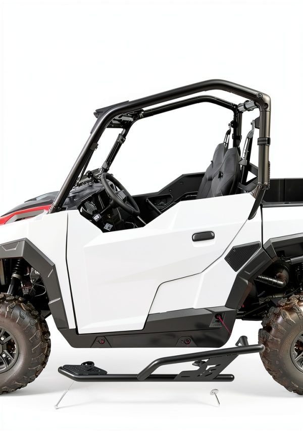 KEMIMOTO UTV Nerf Bars for Polaris General 1000/XP 1000 – Duty Steel-3