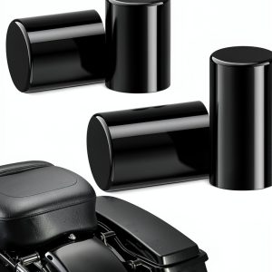 Amazicha Black Docking Hardware Covers Kit Compatible for Harley Davidson Touring Street Glide, Electra Glide, Road Glide, Road King 2009-later-0
