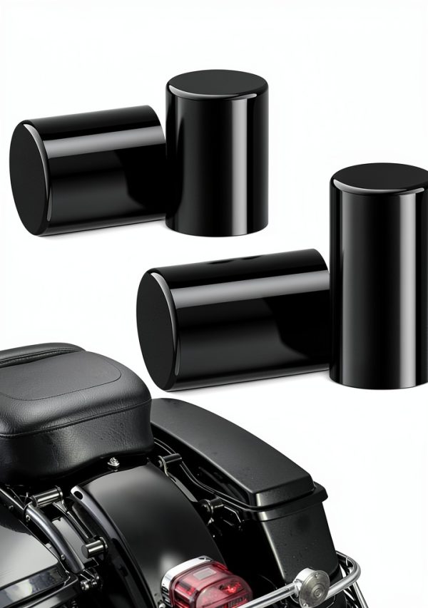 Amazicha Black Docking Hardware Covers Kit Compatible for Harley Davidson Touring Street Glide, Electra Glide, Road Glide, Road King 2009-later-0
